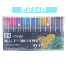 Load image into Gallery viewer, Fineliner Soft Brush Pen Art Colored Marker Pens Set Pencils DIY Calligraphy Drawing Write School Stationery Supplies
