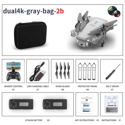 S603 RC Mini Drone With 4K HD Dual Camera Aerial Photography WIFI FPV Foldable Durable Quadcopter Height Hold Toys