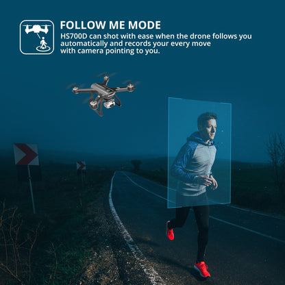 Holy Stone HS700D Drone 4K GPS Profissional Quadcopter 5GHz FPV RC Helicopter 25KM/H 22 Mins Flight Time Brushless Motor Drone