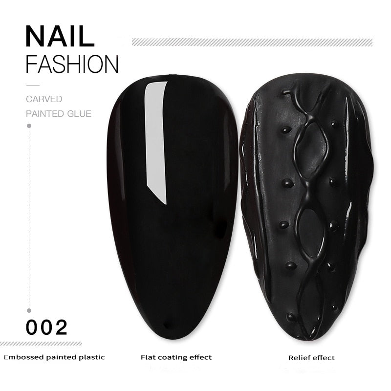 SKVP 3D Emboss Gel Polish Carving Painting 5ml Soak Off UV LED DIY Gel Lacquer Enamel Design Sweater Sculptuur Nails Art