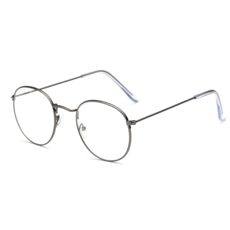 Computer Glasses Anti Blue Ray Glasses Blue Light Blocking Glasses Optical Eye Spectacle UV Blocking Gaming Filter Round Glasses