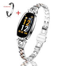 将图片加载到图库查看器，H8 Smart Watch Women Lady Blood Pressure Watch Heart Rate Monitor Fitness Tracker Smart Bracelet IP67 Waterproof Smartwatches
