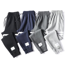 将图片加载到图库查看器，Men&#39;s Casual Sweatpants Jogging Pants Solid High Street Trousers Men Joggers Oversize Brand High Quality Men&#39;s Pants 4XL
