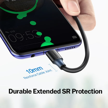 Ugreen USB Type C Charger Cable for Redmi note 8 Samsung Quick Charge 3.0 USB C Fast Charging Cable USB Type-C Wire For Huawei