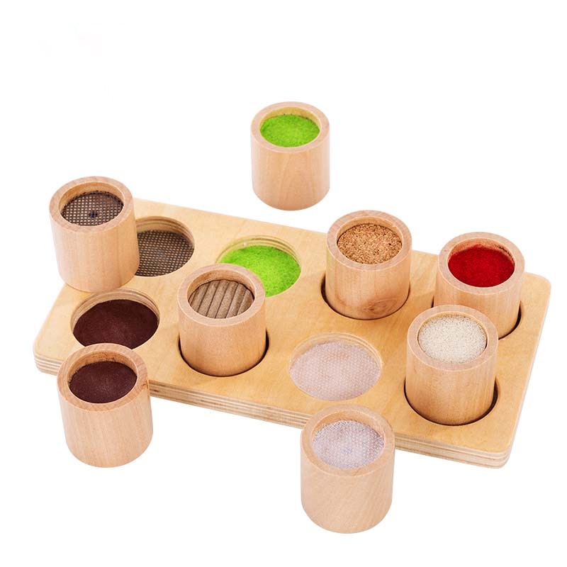Wooden Montessori Baby Sensory Material Toy Kids Preschool Early Learning Educational Tactile Toys For Children gift