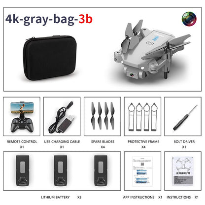 S603 RC Mini Drone With 4K HD Dual Camera Aerial Photography WIFI FPV Foldable Durable Quadcopter Height Hold Toys
