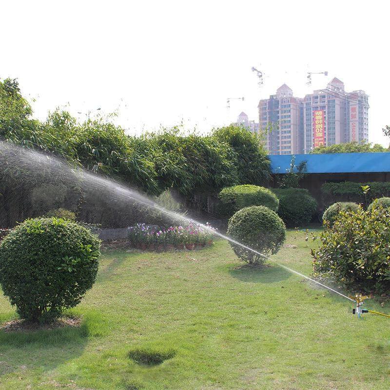 360-degree Rotating Pulse Water Bird Sprinkler Sprinkler Garden Metal Spike Lawn Grass Hose