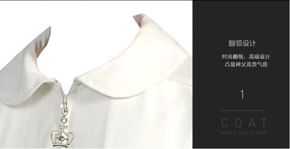 White Christian Clergy Robe Priest Chasuble Catholic Toga Deacon Disfrases Para Iglesia Priest White Gown Church Utensils