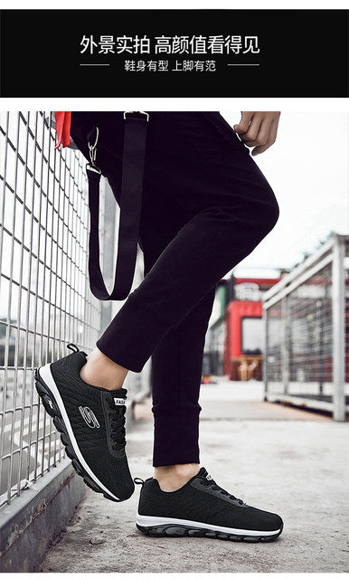 Unisex Mesh Breathable Running Shoes Men Women Sneakers