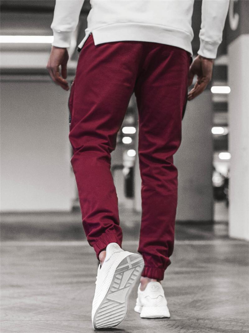 CHRLEISURE Men's Cargo Pocket Trousers Pants Streetwear Joggers Jogging Running Men Sweatpants Fashion Hip Hop Loose Pants Men