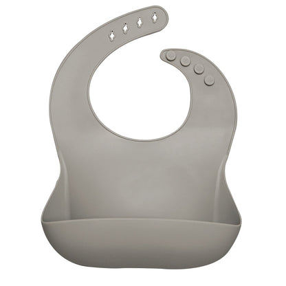 Fashionable Silicon Breastplate Baby Bib Waterproof Solid Infant Bandana Bibs Newborn Feeding Burp Cloth Drooling Scarf Dropship