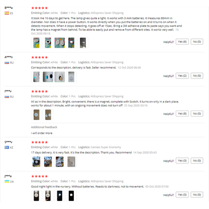 Motion Sensor wireless night lights bedroom decor light 6LED Detector wall decorative lamp staircase closet room aisle lighting