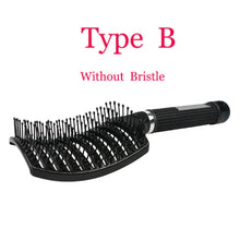 Charger l&#39;image dans la galerie, Hair Brush Scalp Massage Comb Hairbrush Bristle&amp;Nylon Women Wet Curly Detangle Hair Brush for Salon Hairdressing Styling Tools
