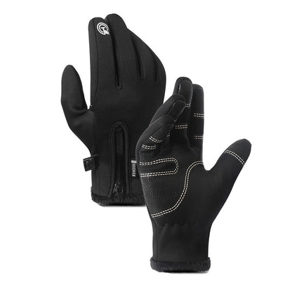 CUHAKCI Winter Mittens Touched Screen Gloves Waterproof Men Women Warm Windproof Bicycle Anti Slip Ski Cycling Glove