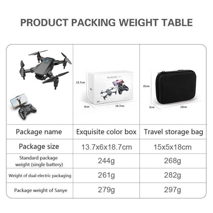 S603 RC Mini Drone With 4K HD Dual Camera Aerial Photography WIFI FPV Foldable Durable Quadcopter Height Hold Toys