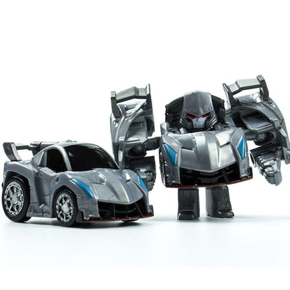 MiNi Deformation Robot Toy Cute Little Toy Car MiNi Deformation Car Robot Toy Plastic Model Gift For Children