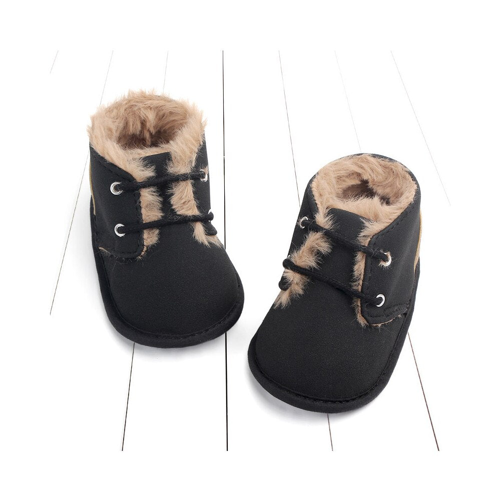 Citgeett 0-18M Baby Girls Boys Winter Warm Shoes First Walkers Sneakers Kids Crib Infant Footwear Boots Newborns Prewalkers