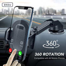 将图片加载到图库查看器，INIU Sucker Car Phone Holder Mount Stand GPS Telefon Mobile Cell Support For iPhone 12 11 Pro Max X 7 8 Plus Xiaomi Redmi Huawei
