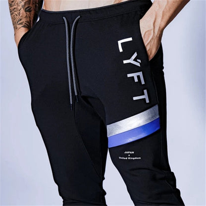 Men's Sports Jogging Sweatpants Running Pants Gym Pants Men Joggers Cotton Trackpants Slim Fit Pants Bodybuilding Trouser
