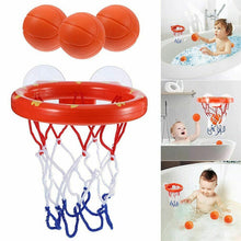 Charger l&#39;image dans la galerie, Bathroom Toddler Boy Water Toys Bathtub Shooting Basketball Hoop with 3 Balls Baby Bath Toy Kids Outdoor Play Set
