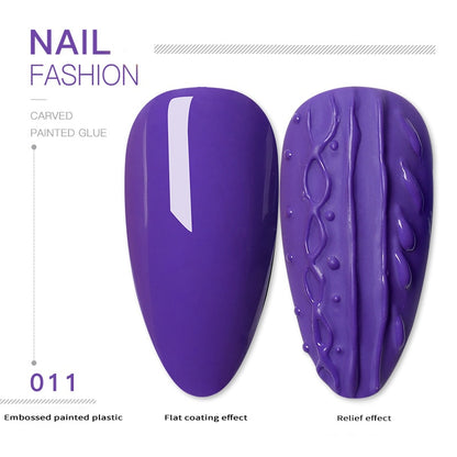 SKVP 3D Emboss Gel Polish Carving Painting 5ml Soak Off UV LED DIY Gel Lacquer Enamel Design Sweater Sculptuur Nails Art