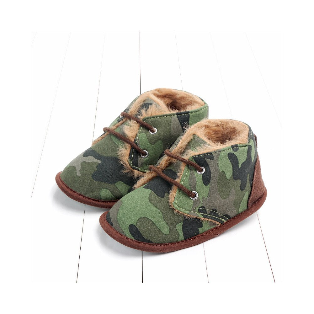 Citgeett 0-18M Baby Girls Boys Winter Warm Shoes First Walkers Sneakers Kids Crib Infant Footwear Boots Newborns Prewalkers