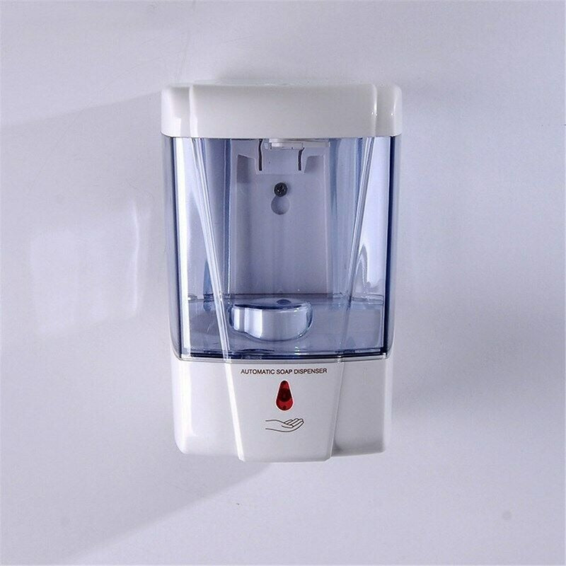 700ml Automatic Sensor Soap Dispenser Wall Mounted Bathroom Liquid Sanitizer Dispenser Touchless Kitchen Household Soap Dispense