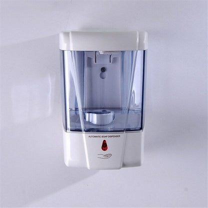 700ml Automatic Sensor Soap Dispenser Wall Mounted Bathroom Liquid Sanitizer Dispenser Touchless Kitchen Household Soap Dispense