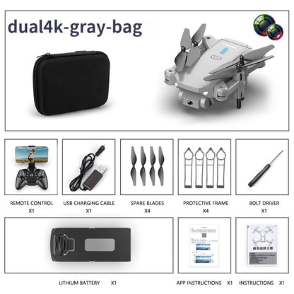 S603 RC Mini Drone With 4K HD Dual Camera Aerial Photography WIFI FPV Foldable Durable Quadcopter Height Hold Toys