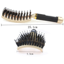 Charger l&#39;image dans la galerie, Hair Brush Scalp Massage Comb Hairbrush Bristle&amp;Nylon Women Wet Curly Detangle Hair Brush for Salon Hairdressing Styling Tools
