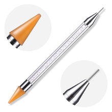 Load image into Gallery viewer, HOMFUN DIY Diamond Painting Pen Tool Accessories Rhinestones Pictures Double Head Diamond Embroidery Point Drill Pen Gift
