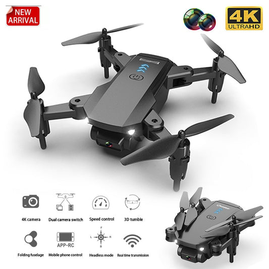 S603 RC Mini Drone With 4K HD Dual Camera Aerial Photography WIFI FPV Foldable Durable Quadcopter Height Hold Toys