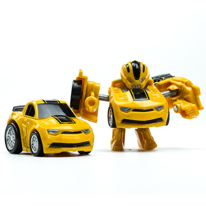 MiNi Deformation Robot Toy Cute Little Toy Car MiNi Deformation Car Robot Toy Plastic Model Gift For Children