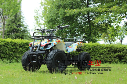 New Small Beach Off-road Non-slip Four-wheel Brushless Motor Double Disc Brake System Electric Go Karts
