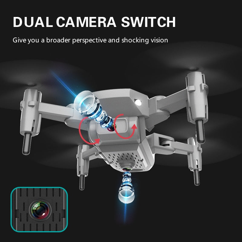 S603 RC Mini Drone With 4K HD Dual Camera Aerial Photography WIFI FPV Foldable Durable Quadcopter Height Hold Toys