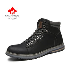 将图片加载到图库查看器，DECARSDZ Men Boots 2021 Spring New Fashion Shoes Man Outdoor Comfy Classic Male Shoes Durable Outsole Men Casual Boots
