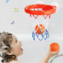 Cargar imagen en el visor de la galería, Bathroom Toddler Boy Water Toys Bathtub Shooting Basketball Hoop with 3 Balls Baby Bath Toy Kids Outdoor Play Set
