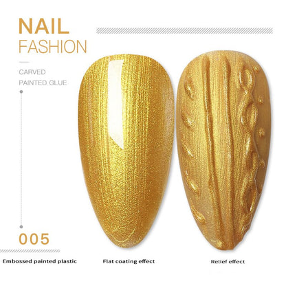 SKVP 3D Emboss Gel Polish Carving Painting 5ml Soak Off UV LED DIY Gel Lacquer Enamel Design Sweater Sculptuur Nails Art