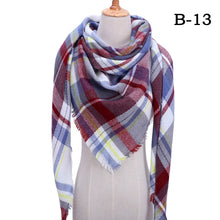 Load image into Gallery viewer, Designer 2020 knitted spring winter women scarf plaid warm cashmere scarves shawls luxury brand neck bandana pashmina lady wrap
