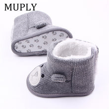 Load image into Gallery viewer, Baby Winter Boots Infant Toddler Newborn Cute Cartoon Bear Shoes Girls Boys First Walkers Super Keep Warm Snowfield Booties Boot
