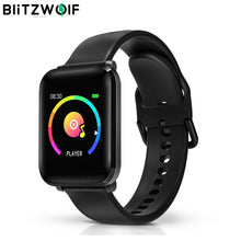 Cargar imagen en el visor de la galería, BlitzWolf BW-HL1 Smart Watch Wristband IPS Big Screen 8 Sports Mode IP68 Waterproof HR Blood Oxygen Pressure O2 Fitness Tracker
