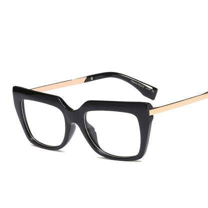 JASPEER Retro Cat Eye Glasses Frame Women Vintage Eye Glasses Female Brand Designer Computer Eyeglasses Ladies Optical Frames