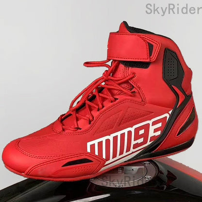 lMotorcycle hig-end microfiber Leather Boots AIpinest Ridng Motocross Botas Motorboats Shoes Motorbike Racing Career Speed Boots