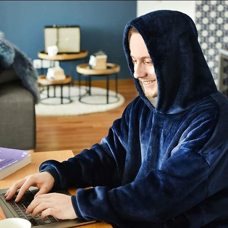 Women Pocket Hooded Blanket
