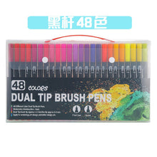 Load image into Gallery viewer, Fineliner Soft Brush Pen Art Colored Marker Pens Set Pencils DIY Calligraphy Drawing Write School Stationery Supplies
