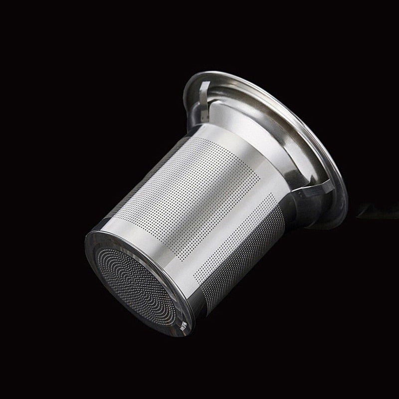 Heat Resistant Glass Teapot With Stainless Steel Infuser Heated Container Tea Pot Good Clear Kettle Square Filter Baskets