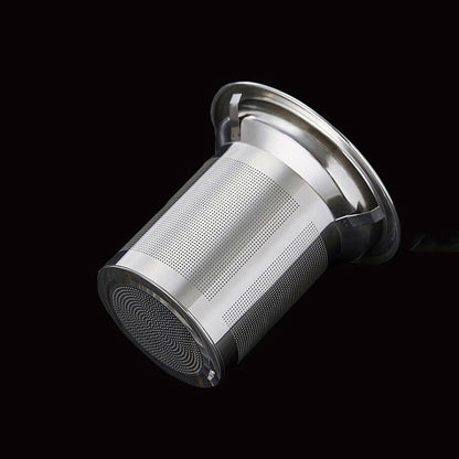 Heat Resistant Glass Teapot With Stainless Steel Infuser Heated Container Tea Pot Good Clear Kettle Square Filter Baskets