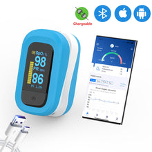 Load image into Gallery viewer, Yongrow Medical Household Digital Finger Pulse Oximeter Blood Oxygen Saturation Meter heart rate Monitor Health Care tonometer
