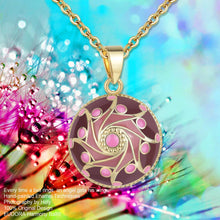 Load image into Gallery viewer, EUDORA Original Enamel Craft Pink Harmony Ball Musical Pendant Universe Planet Necklace For Mom Baby Pregnancy Jewelry Gift Idea
