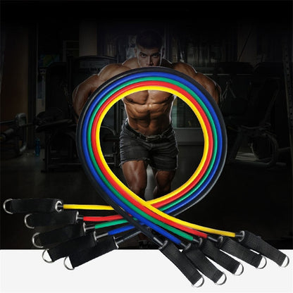 Pull Rope Fitness Exercises Resistance Bands 5cTPR elastic Tubes rope Yoga Band indoor Body sports Training equipment